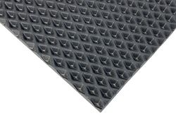 Матеріал для виготовлення автокилимків EVA Темно-Сірий Ромб 50х150х1 см